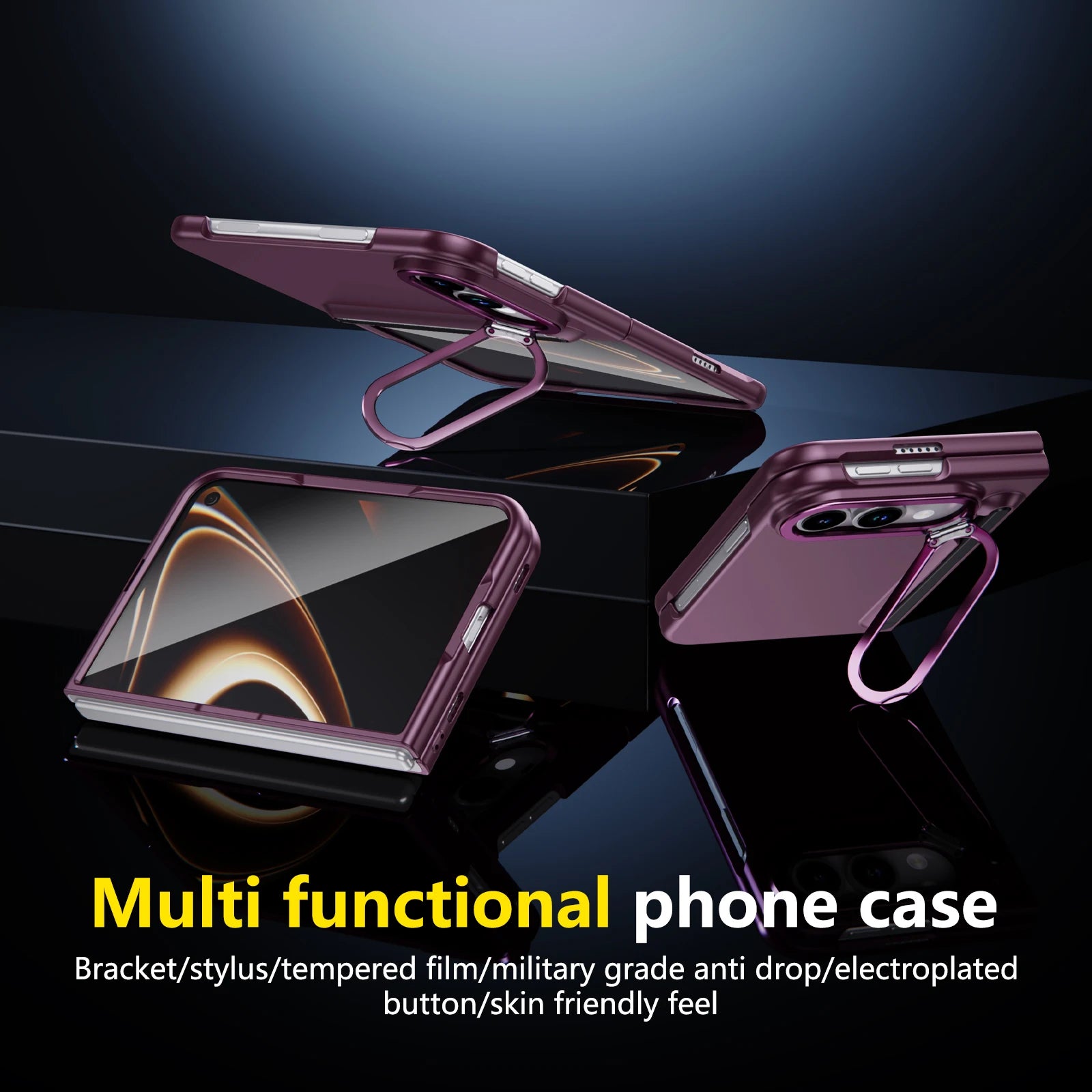 Full Protection Kickstand Case With Stylus for iPhone Ultra