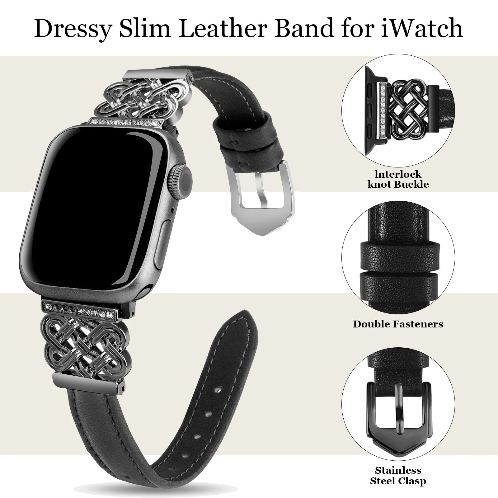 BellaStraps SoftLeather Apple Watch Band