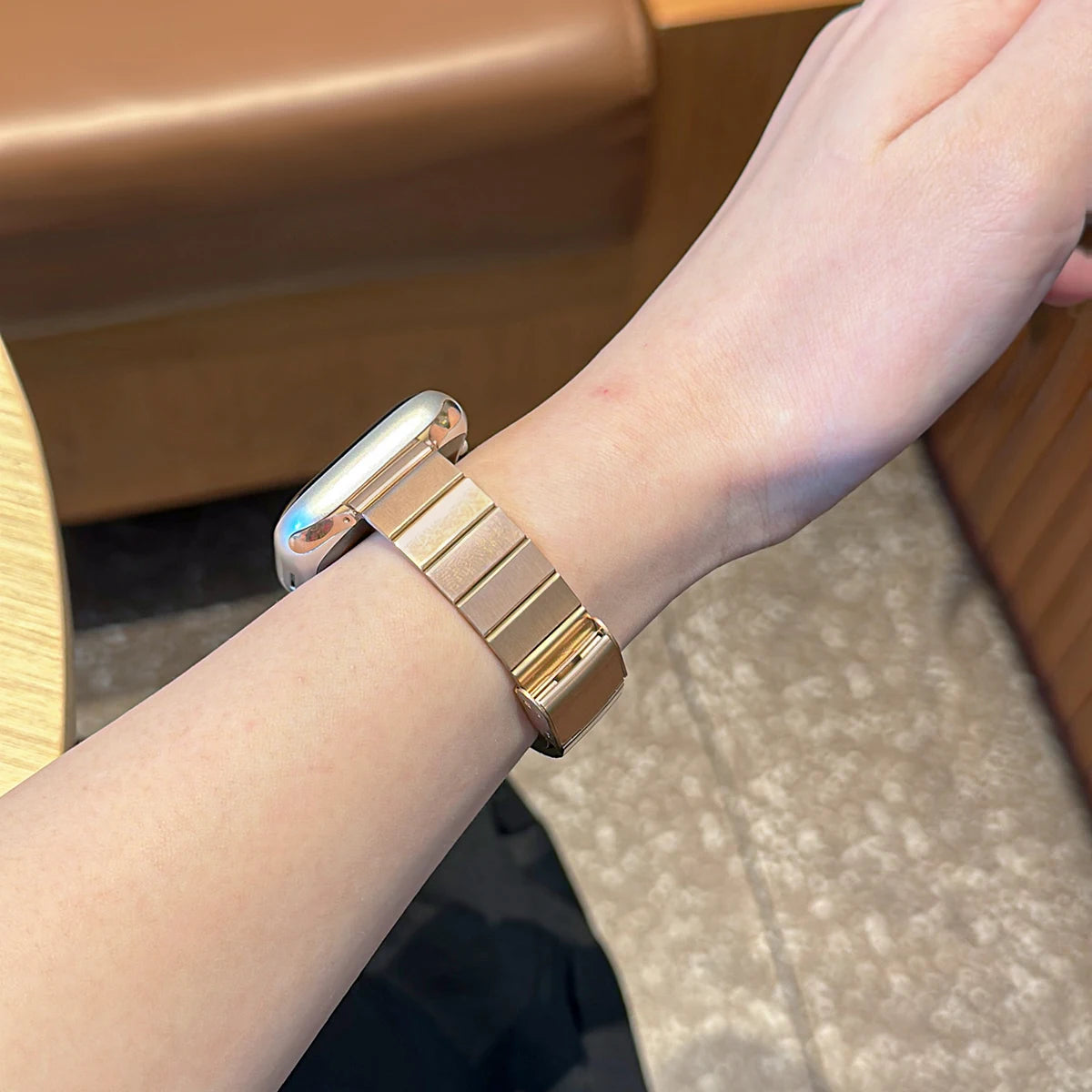 Slim Metal Strap For Apple Watch