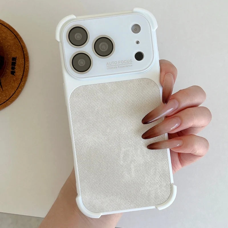 Shockproof Textured Fabric iPhone Case - Bella Straps