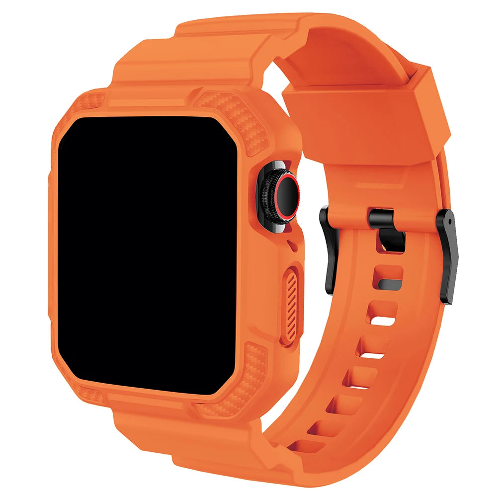 BellaStraps ArmorGuard Apple Watch Band – Rugged Strap with Protective Case