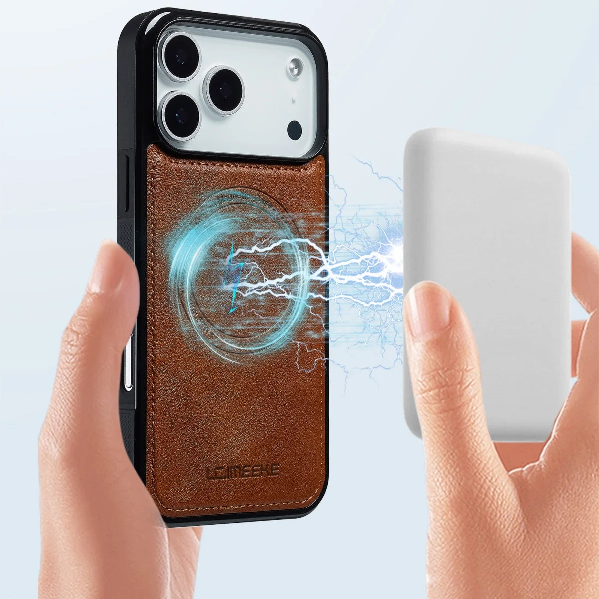 Luxury Leather Magnetic Case for iPhone  Series