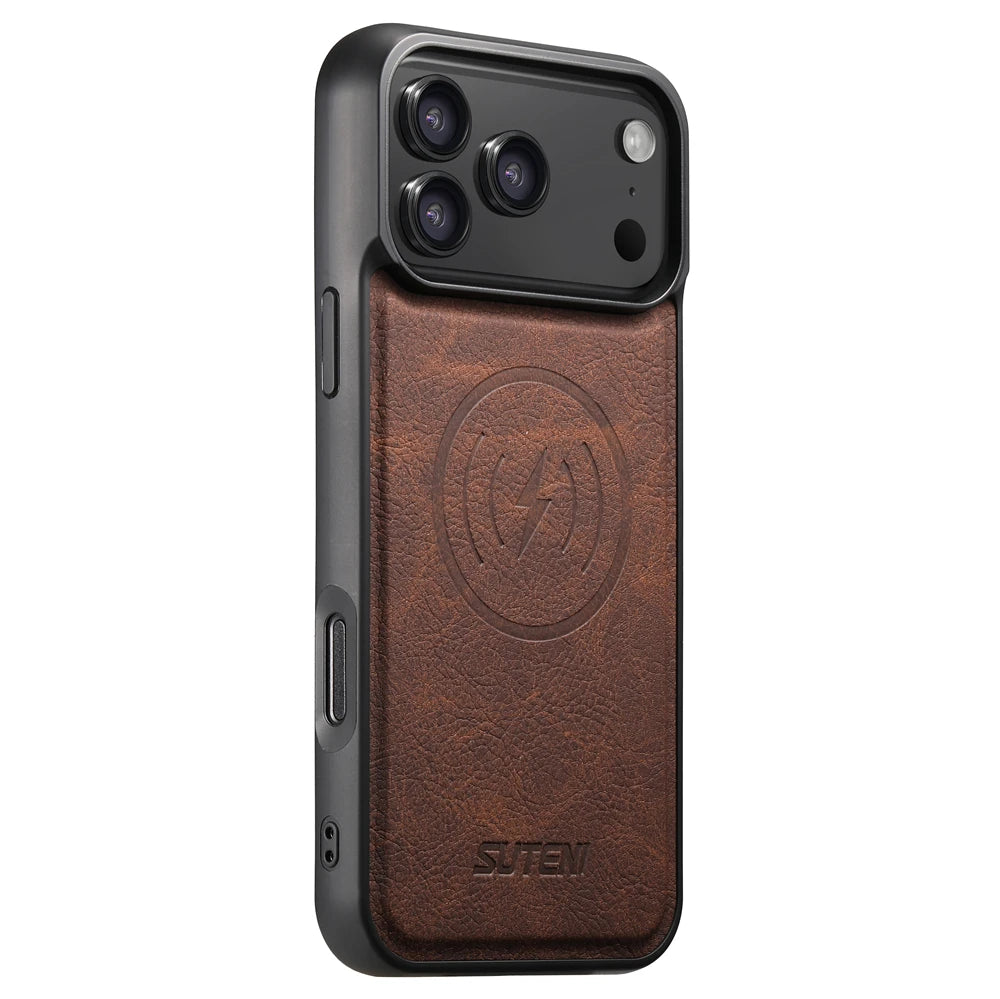 Premium Leather Magnetic Case