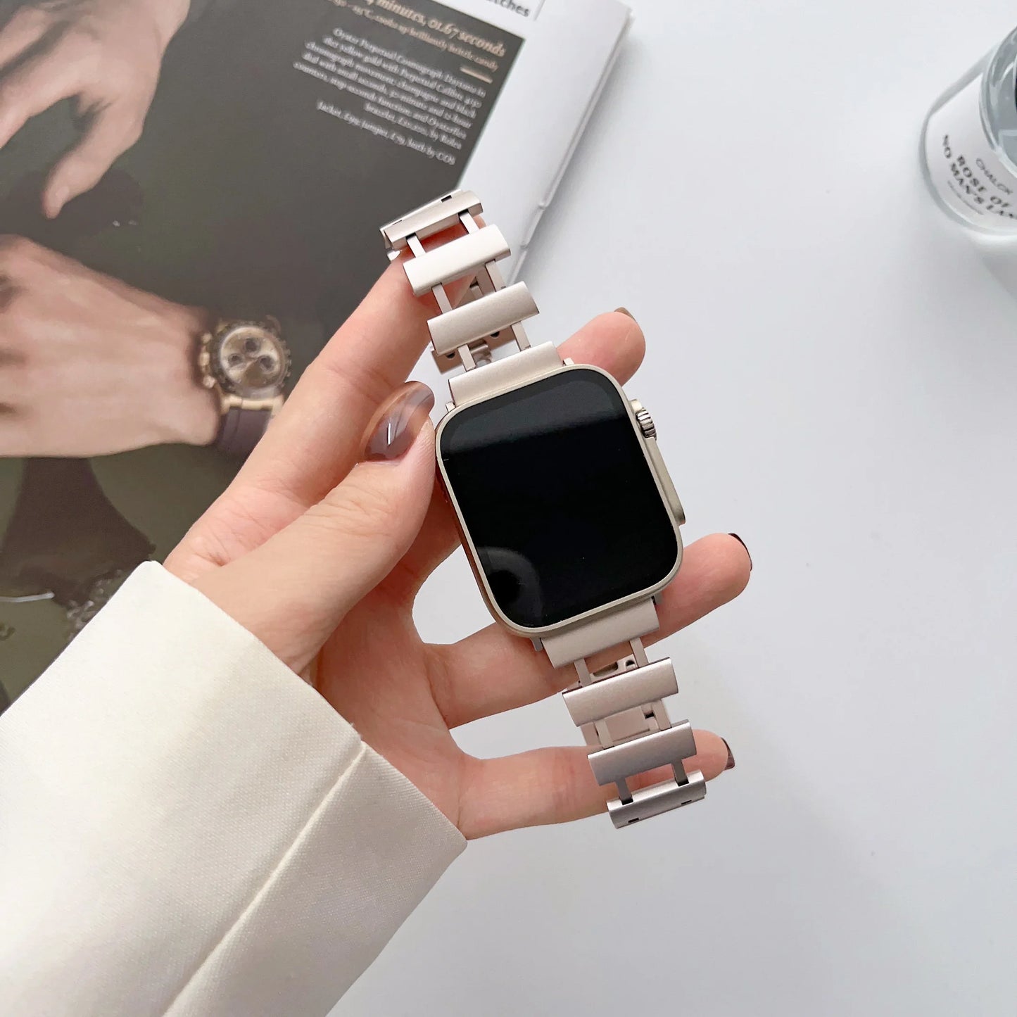 Luxury Stainless Steel Strap For Apple Watch