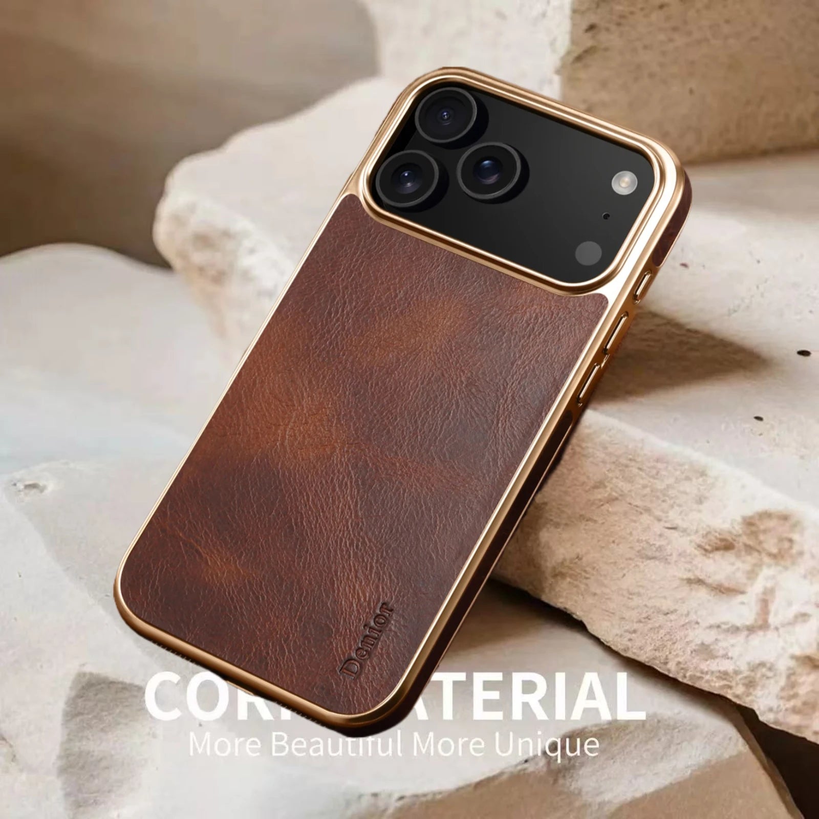 Elegant Leather Finish Case