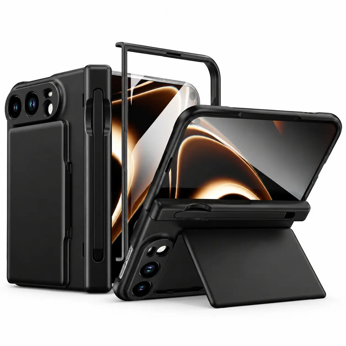 Full Hinge Protection Wallet Case for iPhone Ultra