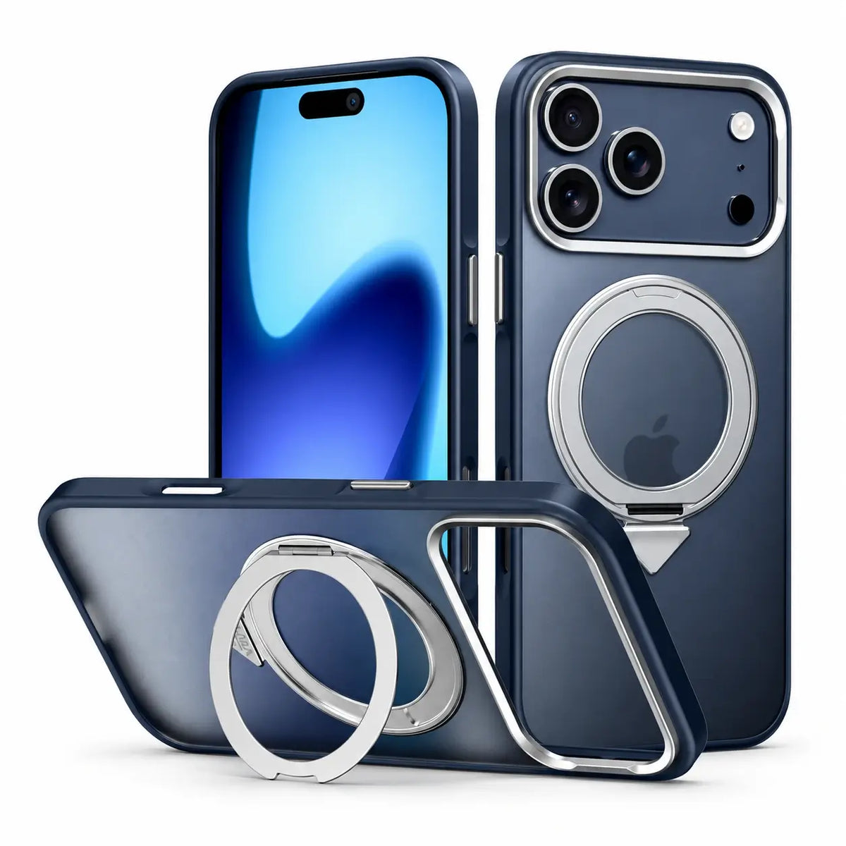 Magnetic Rotating Ring Stand Case for iPhone  Series