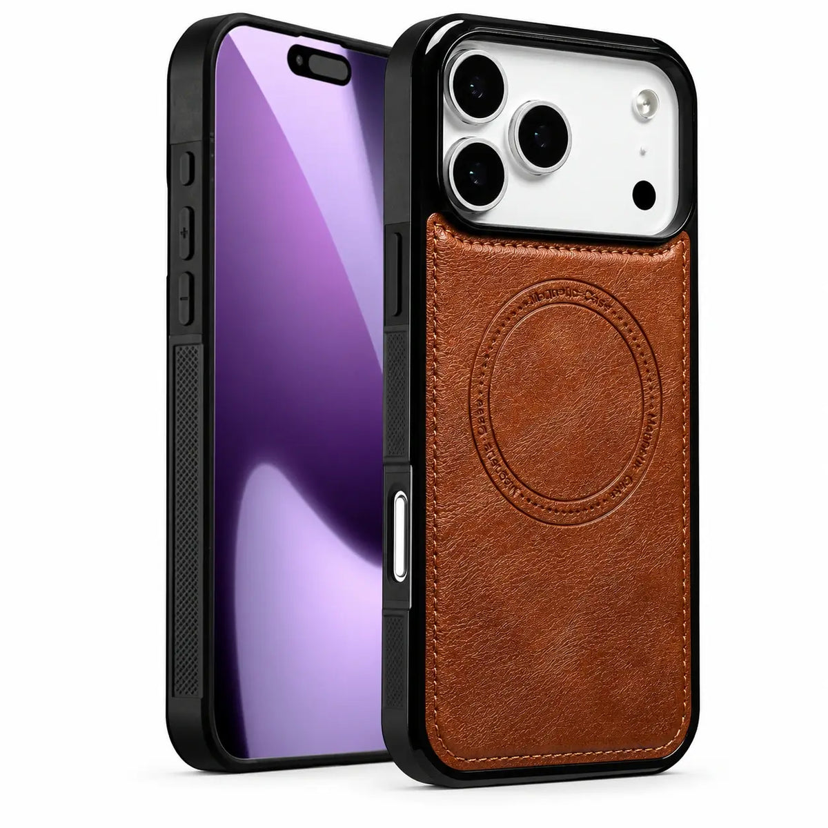 Luxury Leather Magnetic Case for iPhone  Series