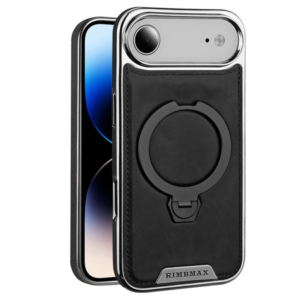 Luxury Leather Magnetic Ring Stand Case