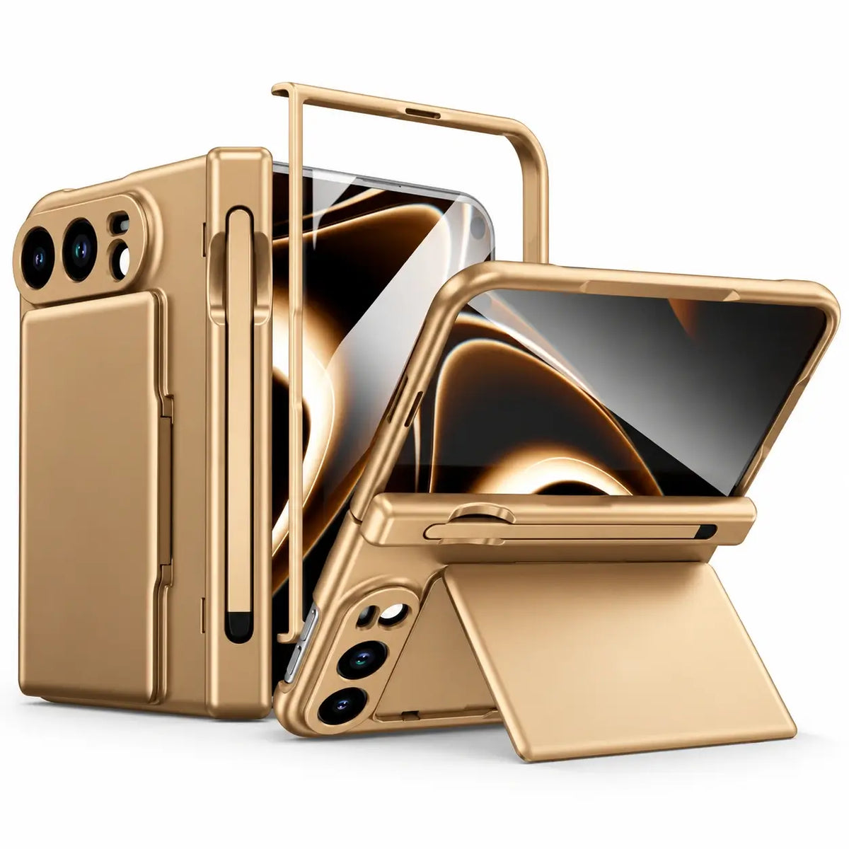 Full Hinge Protection Wallet Case for iPhone Ultra