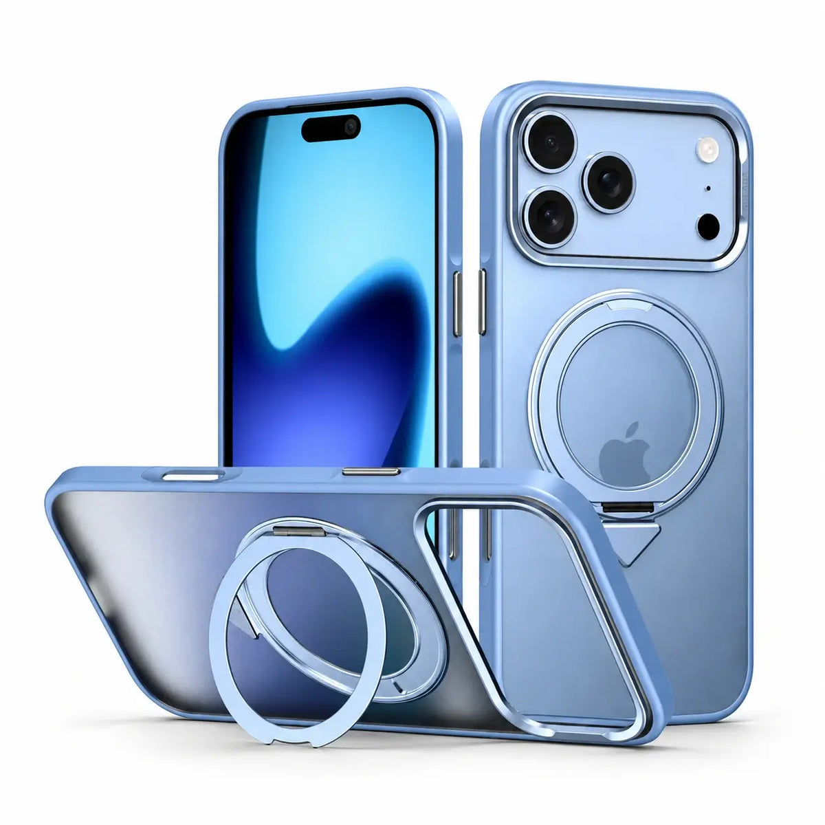 Magnetic Rotating Ring Stand Case for iPhone  Series