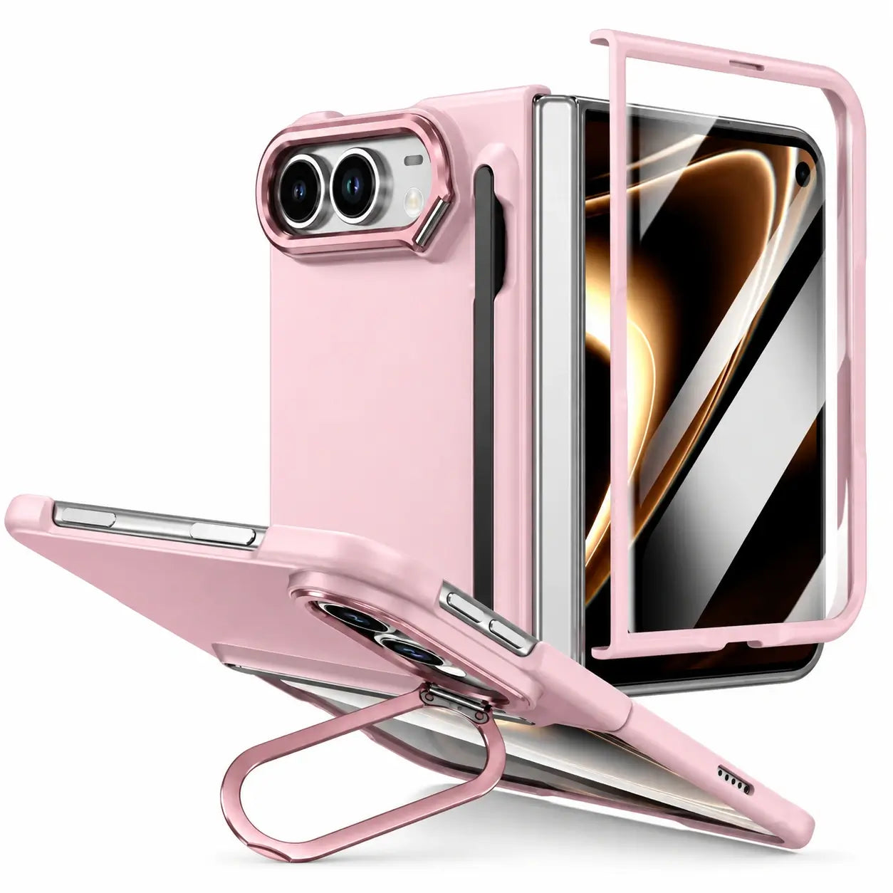 Full Protection Kickstand Case With Stylus for iPhone Ultra