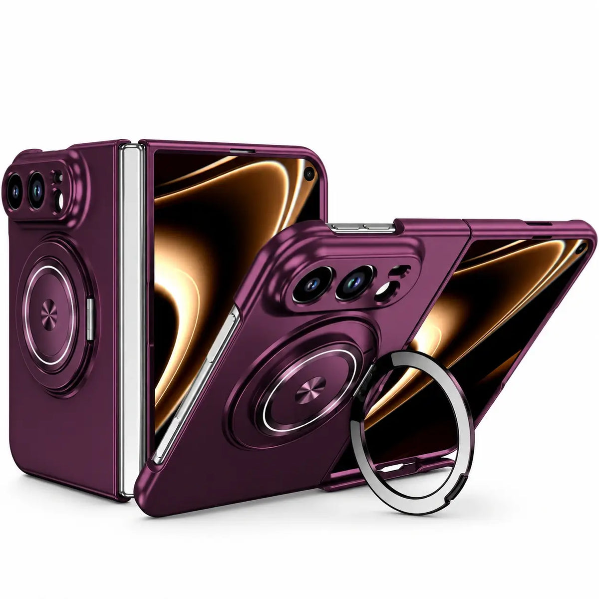 Magnetic Ring Stand Case for iPhone Ultra